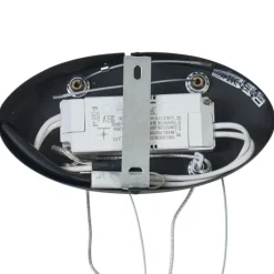 QAZQA Led-Pendelleuchten|Pendelleuchten*Design-Pendelleuchte Schwarz Oval 120cm inkl. LED 3-Stufen-Dimmbar - Ovallo