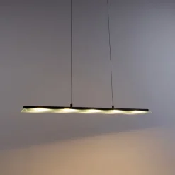Paul Neuhaus Led-Pendelleuchten|Pendelleuchten*Design-Pendelleuchte Schwarz inkl. dimmbarer LED 3-Stufen Easylift - Nele