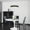 Steinhauer Led-Pendelleuchten|Pendelleuchten*Design-Pendelleuchte Schwarz inkl. dimmbarer LED - Ringlede