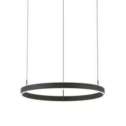 QAZQA Led-Pendelleuchten|Pendelleuchten*Design-Pendelleuchte schwarz 3-Stufen-Dimmbar - Titmus