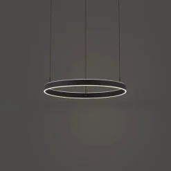 QAZQA Led-Pendelleuchten|Pendelleuchten*Design-Pendelleuchte schwarz 3-Stufen-Dimmbar - Titmus