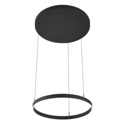 QAZQA Led-Pendelleuchten|Pendelleuchten*Design-Pendelleuchte schwarz 3-Stufen-Dimmbar - Titmus