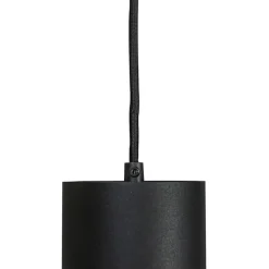 QAZQA Pendelleuchten|Wohnzimmerlampen*Design-Pendelleuchte schwarz GU10 50mm - Tubo