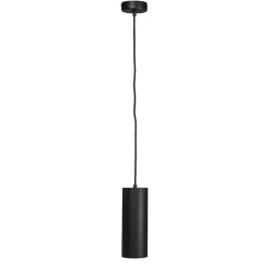 QAZQA Pendelleuchten|Wohnzimmerlampen*Design-Pendelleuchte schwarz GU10 50mm - Tubo