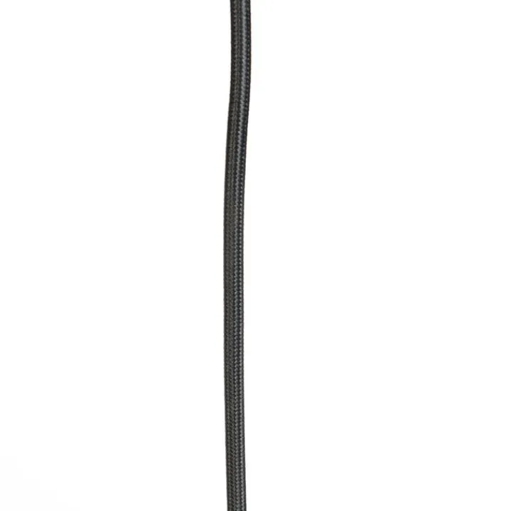 QAZQA Deckenstrahler|Aufbaustrahler*Design-Pendelleuchte Schwarz inkl. Schienenadapter 1-phasig - Slimline Tuba Small