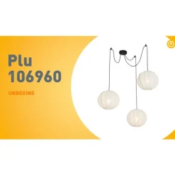 Kinder QAZQA Kinderzimmerlampen|Schlafzimmerlampen*Design-Pendelleuchte weiß Seide 30 cm 3-Licht - Plu