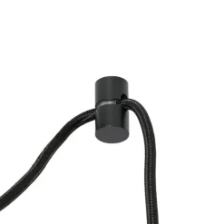 Kinder QAZQA Kinderzimmerlampen|Schlafzimmerlampen*Design-Pendelleuchte weiß Seide 30 cm 3-Licht - Plu