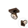 QAZQA Wandstrahler|Deckenstrahler*Design-Spot dunkelbronze dreh- und schwenkbar - Go