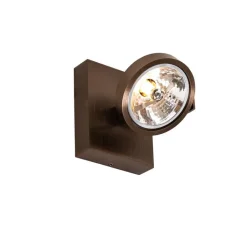 QAZQA Wandstrahler|Deckenstrahler*Design-Spot dunkelbronze dreh- und schwenkbar - Go