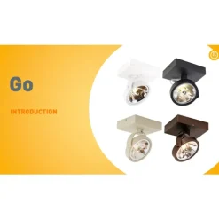 QAZQA Wandstrahler|Deckenstrahler*Design-Spot dunkelbronze dreh- und schwenkbar - Go