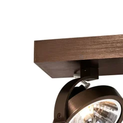 QAZQA Wandstrahler|Deckenstrahler*Design-Spot dunkelbronze dreh- und schwenkbar - Go