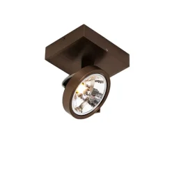 QAZQA Wandstrahler|Deckenstrahler*Design-Spot dunkelbronze dreh- und schwenkbar - Go