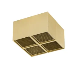 QAZQA Deckenstrahler|Aufbaustrahler*Design-Spot Gold 4-flammig - Qubo Honey