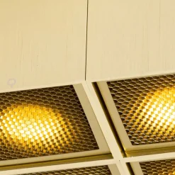 QAZQA Deckenstrahler|Aufbaustrahler*Design-Spot Gold 4-flammig - Qubo Honey