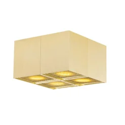 QAZQA Deckenstrahler|Aufbaustrahler*Design-Spot Gold 4-flammig - Qubo Honey