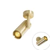 QAZQA Wandstrahler|Deckenstrahler*Design-Spot Gold verstellbar – Scopio Honey