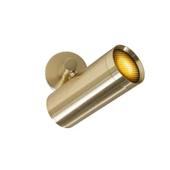 QAZQA Wandstrahler|Deckenstrahler*Design-Spot Gold verstellbar – Scopio Honey