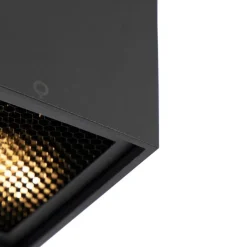 QAZQA Deckenstrahler|Aufbaustrahler*Designspot schwarz 2-flammig - Qubo Honey