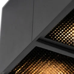 QAZQA Deckenstrahler|Aufbaustrahler*Designspot schwarz 2-flammig - Qubo Honey