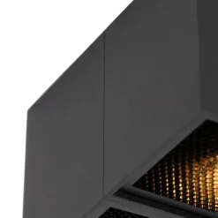 QAZQA Deckenstrahler|Aufbaustrahler*Designspot schwarz 4-flammig - Qubo Honey