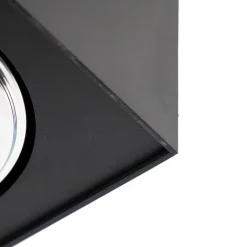 QAZQA Küchenlampen|Deckenstrahler*Design-Spot schwarz quadratisch 3-flammig - Kaya