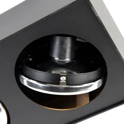 QAZQA Küchenlampen|Deckenstrahler*Design-Spot schwarz quadratisch 3-flammig - Kaya