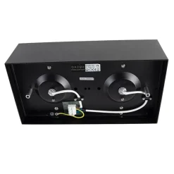 QAZQA Küchenlampen|Deckenstrahler*Design-Spot schwarz quadratisch 2-flammig - Kaya