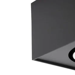 QAZQA Küchenlampen|Deckenstrahler*Design-Spot schwarz quadratisch 2-flammig - Kaya