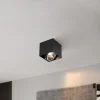 QAZQA Schlafzimmerlampen|Küchenlampen*Design-Spot schwarzes Quadrat AR111 - Box