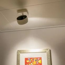 QAZQA Deckenstrahler|Aufbaustrahler*Designspot weiß dreh- und neigbar - Go Nine 1