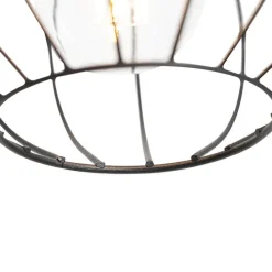 QAZQA Stehlampen|Wohnzimmerlampen*Design-Stehlampe schwarz 23 cm - Margarita