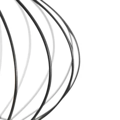 QAZQA Stehlampen|Wohnzimmerlampen*Design-Stehlampe schwarz 23 cm - Margarita