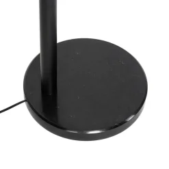 QAZQA Stehlampen|Wohnzimmerlampen*Design-Stehlampe schwarz mit Gold 5 Lichter - Sixties Marmo