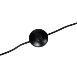 QAZQA Stehlampen|Wohnzimmerlampen*Design-Stehlampe schwarz mit Gold - Mayelle