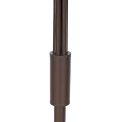QAZQA Stehlampen|Wohnzimmerlampen*Design-Stehleuchte Bronze mit bronzefarbenem Glas, 5-flammig - Athen
