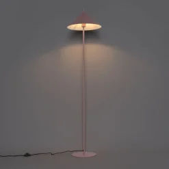 QAZQA Stehlampen|Wohnzimmerlampen*Design-Stehleuchte Rosa Dreieck - Triangolo