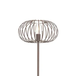 QAZQA Stehlampen|Wohnzimmerlampen*Design-Stehleuchte Rostbraun Draht - Johanna