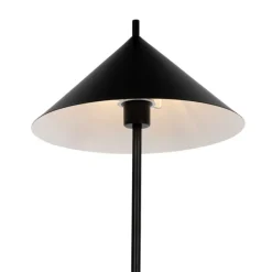 QAZQA Stehlampen|Wohnzimmerlampen*Design-Stehleuchte Schwarz Dreieck - Triangolo