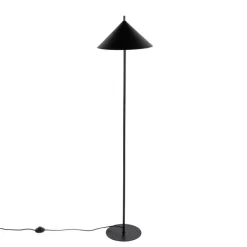 QAZQA Stehlampen|Wohnzimmerlampen*Design-Stehleuchte Schwarz Dreieck - Triangolo