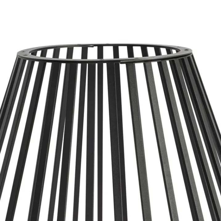 QAZQA Gartenbeleuchtung|Stehlampen*Design-Stehleuchte schwarz mit Opal 110 cm IP44 - Angela