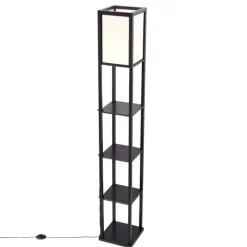 QAZQA Led-Stehlampen|Stehlampen*Design-Stehleuchte Schwarz-Weiß inkl. LED - Nea