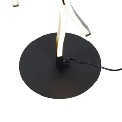 Trio Leuchten Led-Stehlampen|Stehlampen*Design-Stehleuchte Schwarz mit Gold inkl. Dimmbarer LED - Blaze