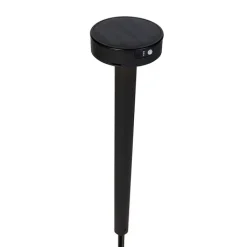 QAZQA Gartenbeleuchtung|Led-Außenleuchten*Design-Stiftspot schwarz inkl. LED und Dimmer IP55 Solar - Fiorina