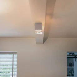 QAZQA Deckenstrahler|Aufbaustrahler*Designstrahler weiß rechteckig AR111 2-flammig - Box