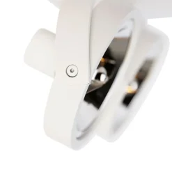 QAZQA Schlafzimmerlampen|Küchenlampen*Designstrahler weiß verstellbar 2-flammig - Go