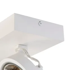 QAZQA Schlafzimmerlampen|Küchenlampen*Designstrahler weiß verstellbar 2-flammig - Go