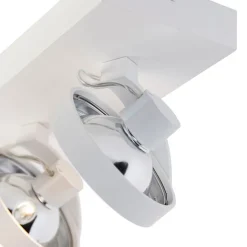 QAZQA Schlafzimmerlampen|Küchenlampen*Designstrahler weiß verstellbar 2-flammig - Go