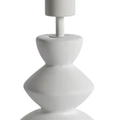 QAZQA Leuchten Ohne Schirm|Tischlampen*Design-Tischlampe aus weißer Keramik 15 cm ohne Schirm – Alisia