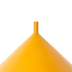 QAZQA Tischlampen|Wohnzimmerlampen*Design-Tischlampe gelb - Triangolo