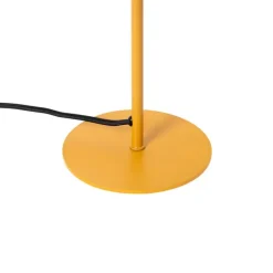 QAZQA Tischlampen|Wohnzimmerlampen*Design-Tischlampe gelb - Triangolo